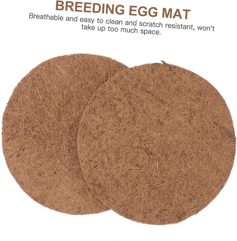 وسادة عش الطيور الطبيعية من أوراق النخيل 10 قطع قفص الطيور الخارجي للطيور البرية - Image 3